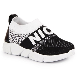 Buty sportowe skarpety McKeylor Jr JAN94B czarno białe