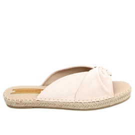 Klapki espadryle Teit Beige beżowy