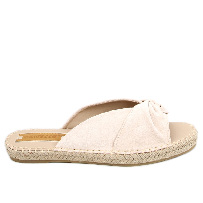 Klapki espadryle Teit Beige beżowy