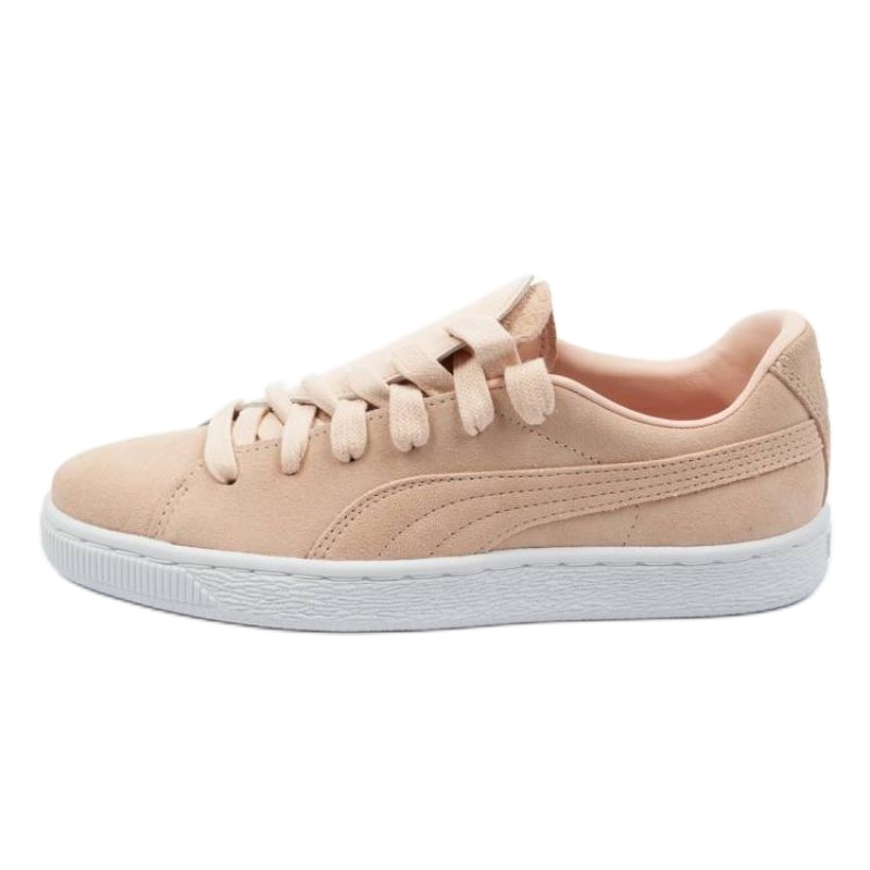 Buty Puma suede crush frosted W 370194 01 beżowy