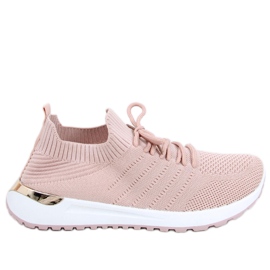 Buty sportowe skarpetkowe Bello Pink różowe