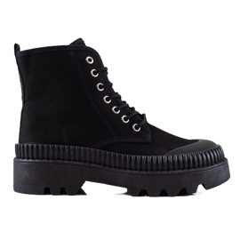 Melisa Modne Trampki Na Platformie czarne
