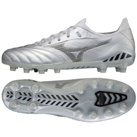 Buty piłkarskie Mizuno Morelia Neo Iii ß Elite Md M P1GA219103 szare srebrny