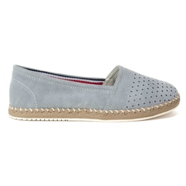 Półbuty Espadryle Filippo DP675/19 Gr Grey szare