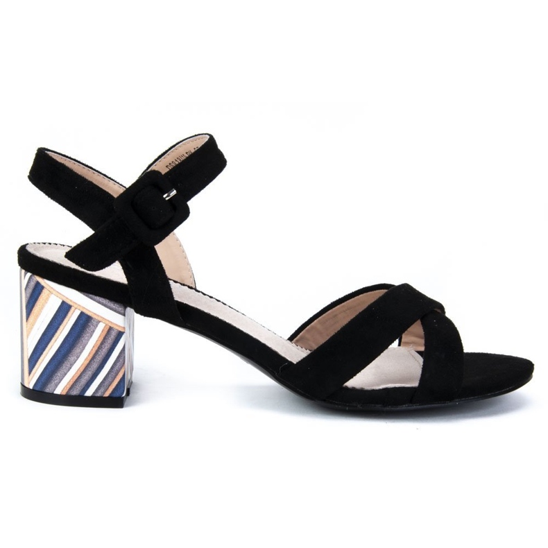 Sandały Filippo DS818/19 Bk Black czarne