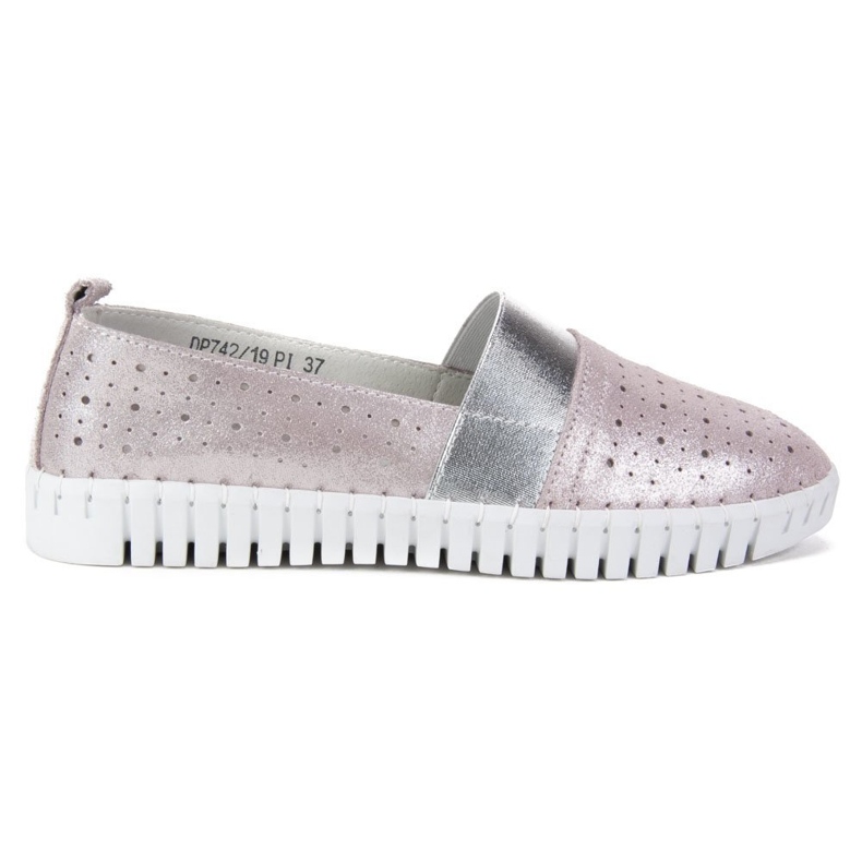 Półbuty Filippo DP742/19 Pi Pink różowe