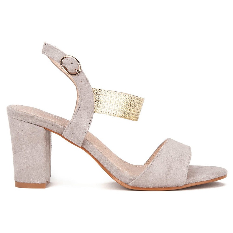 Sandały Filippo DS817/20 Gr Grey szare