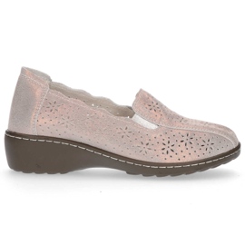 Półbuty Filippo DP754/20 Go Gold różowe złoty żółte