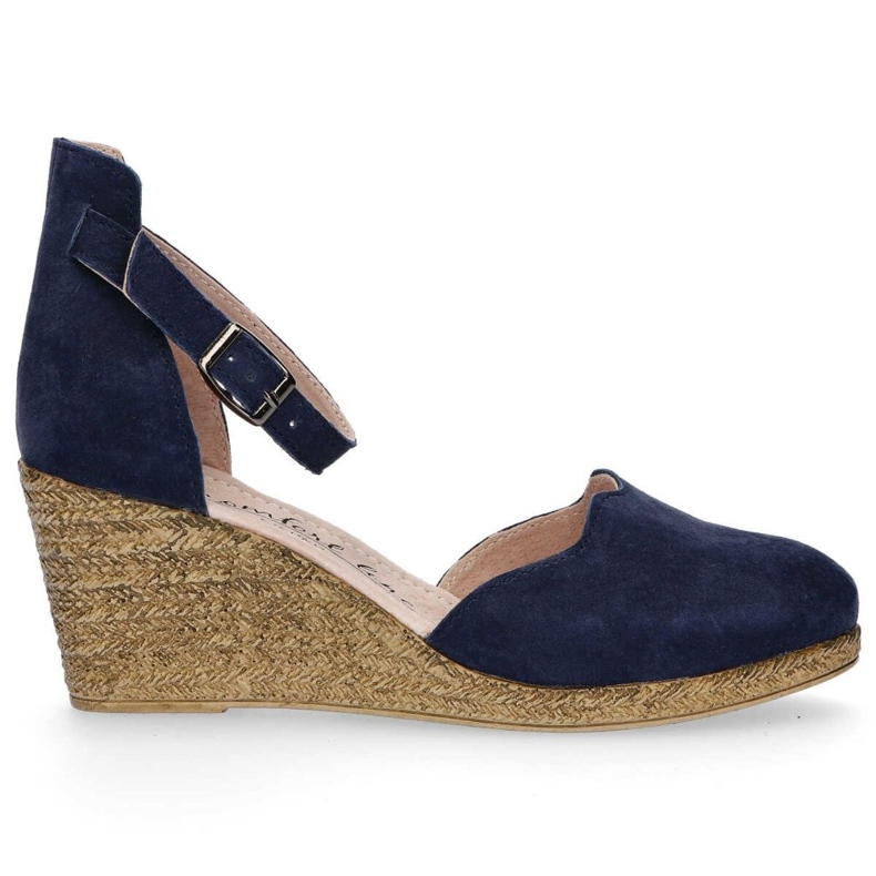 Sandały Filippo DS1394/20 Nv Navy granatowe