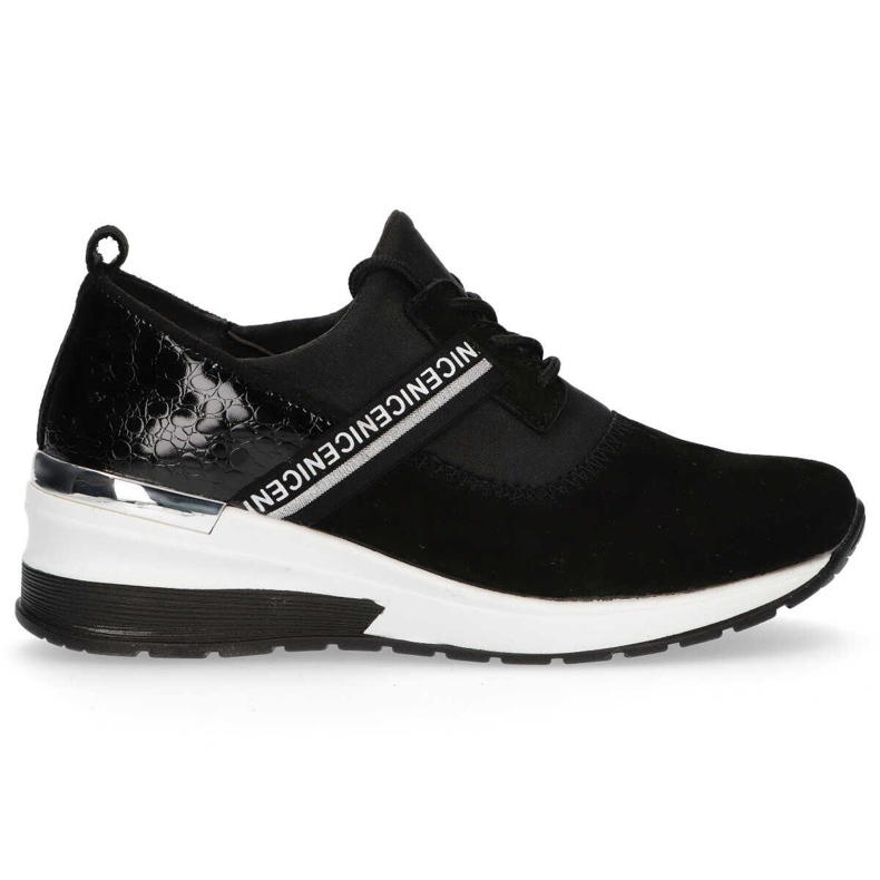 Skórzane sneakersy Filippo DP1388/20 Bk czarne