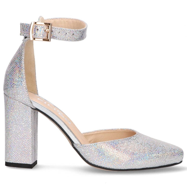 Czółenka Filippo 2059/OBL S-90 srebrny