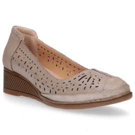 Półbuty Filippo DP1317/20 Go Gold złoty żółte