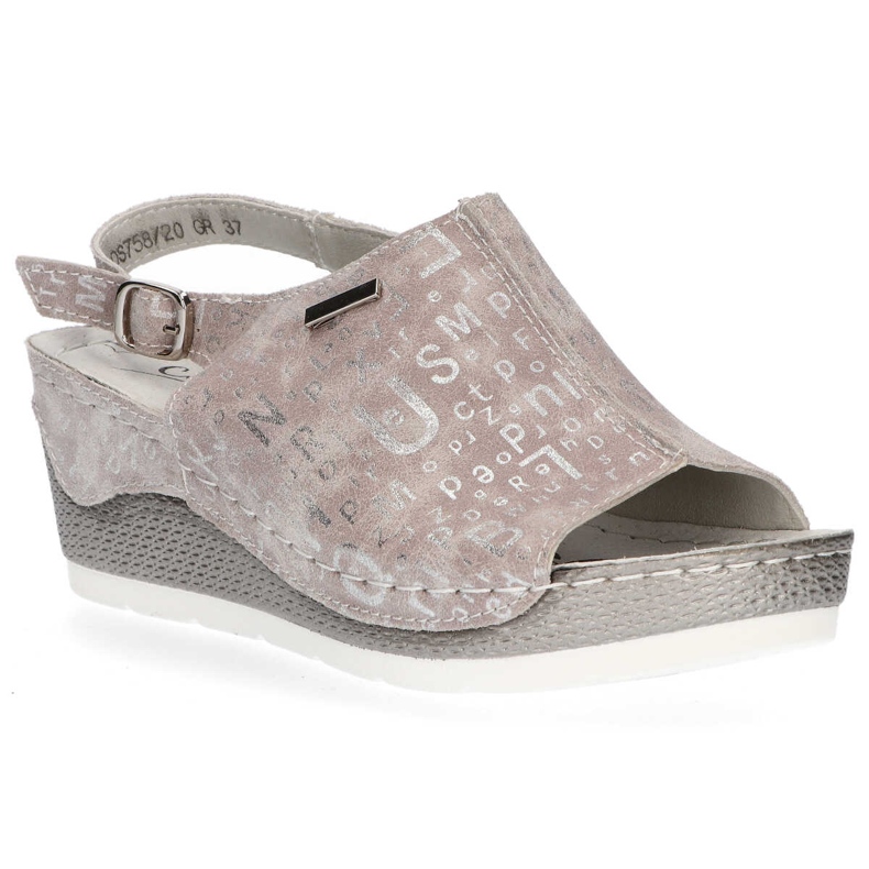 Sandały Filippo DS758/20 Gr Grey szare