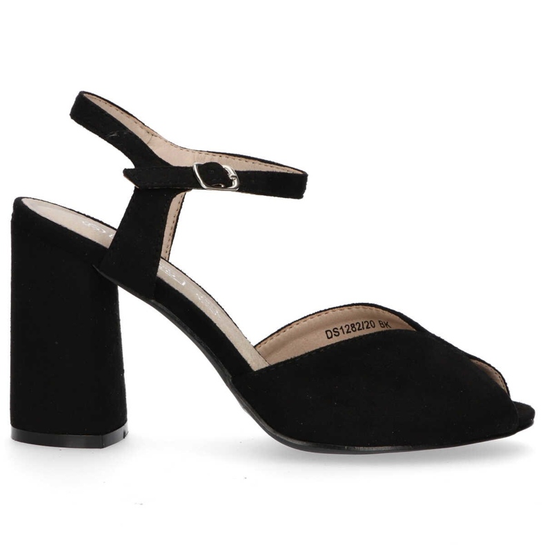 Sandały Filippo DS1282/20 Bk Black czarne