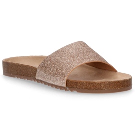 Klapki Filippo DK1373/20 Go Gold złoty