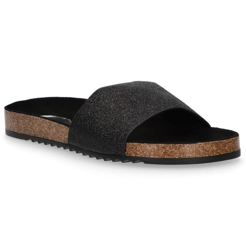 Klapki Filippo DK1373/20 Bk Black czarne