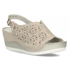 Sandały Filippo DS1393/20 Go Gold złoty