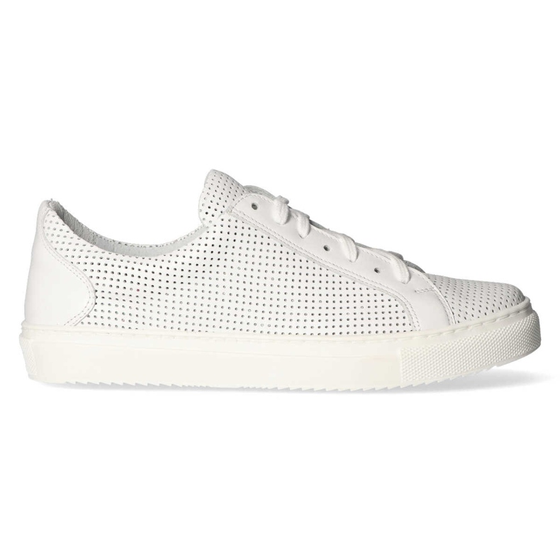 Półbuty Filippo 678-012 Biały białe