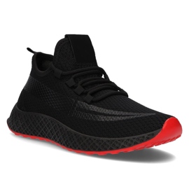 Sneakersy męskie Filippo MTN2179/21 Bk Rd czarne
