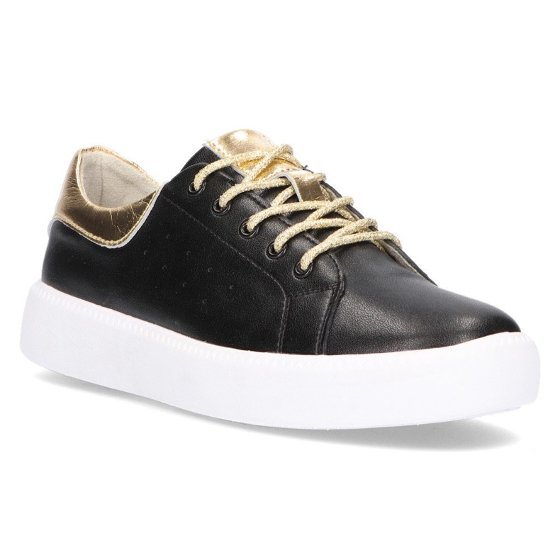 Skórzane półbuty Filippo DP2157/21 Bk czarne