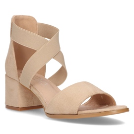 Sandały Filippo DS2093/21 Be beżowe beżowy