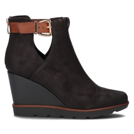 Botki Filippo DBT207/21 Bk czarne