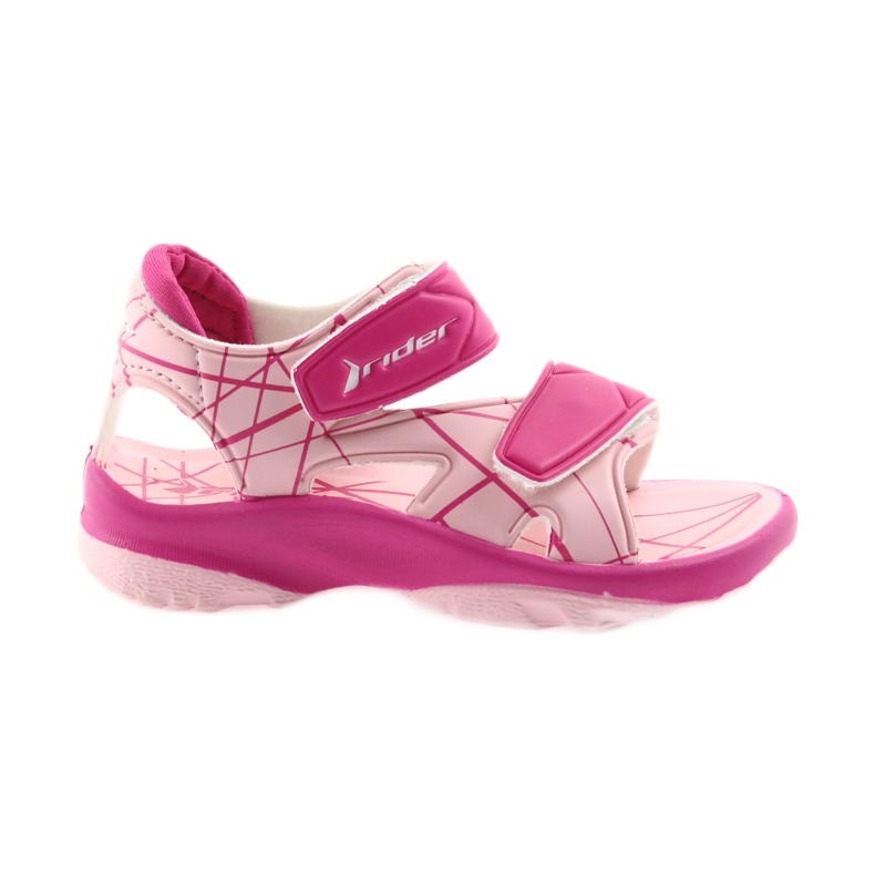 Różowe sandałki buty dziecięce na rzepy do wody Rider 488