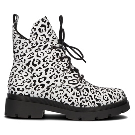 Botki Filippo DBT3071/21 Wh białe czarne