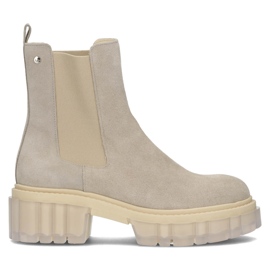 Zamszowe botki Filippo 30328 szare