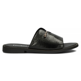 Klapki Filippo DK3700/22 Bk czarne