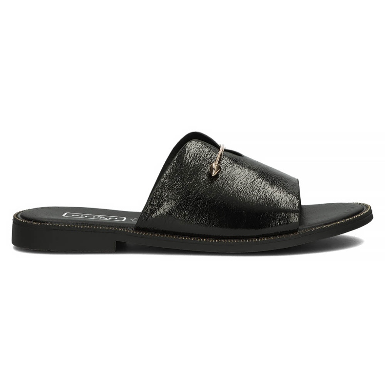 Klapki Filippo DK3700/22 Bk czarne