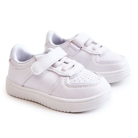 PA1 Dziecięce Niskie Buty Sportowe Białe Frillo