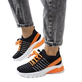 Czarne sportowe sneakersy Nena