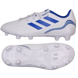 Buty piłkarskie adidas Copa Sense.3 Fg Jr GW7411 białe białe