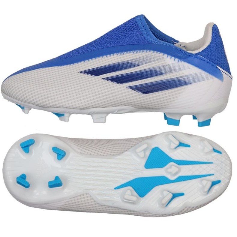Buty piłkarskie adidas X Speedflow.3 Ll Fg Jr GW7498 wielokolorowe niebieskie