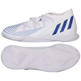 Buty piłkarskie adidas Predator Edge.3 In Jr GX2647 białe białe