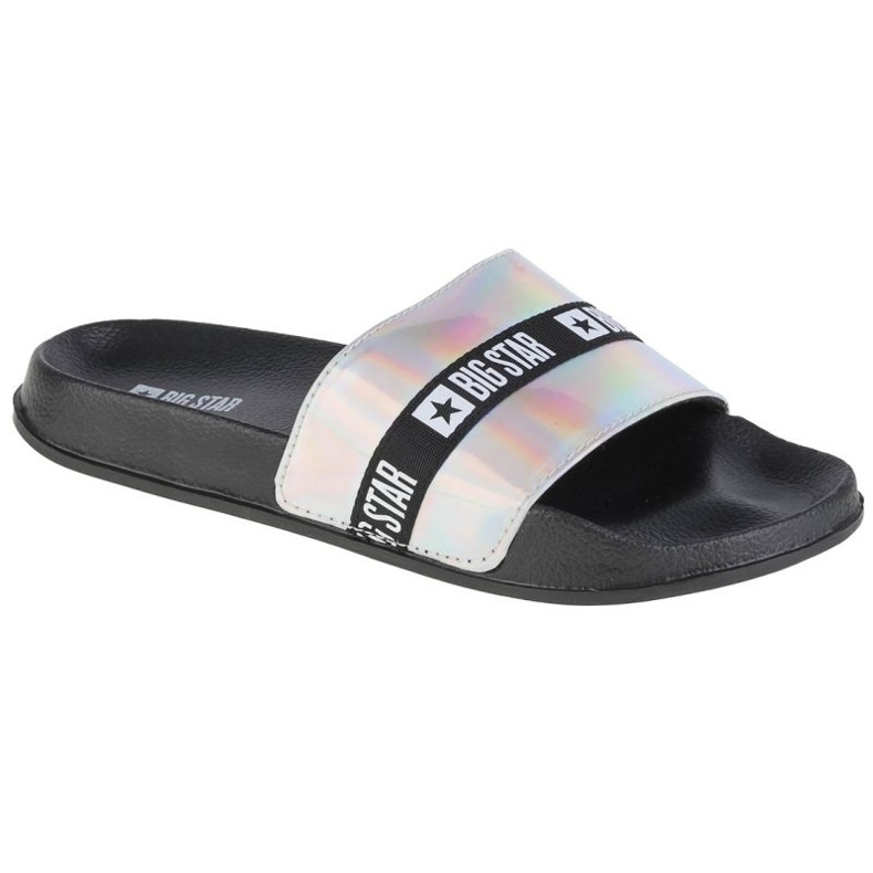 Klapki Big Star W Slipper W GG274A005 srebrny