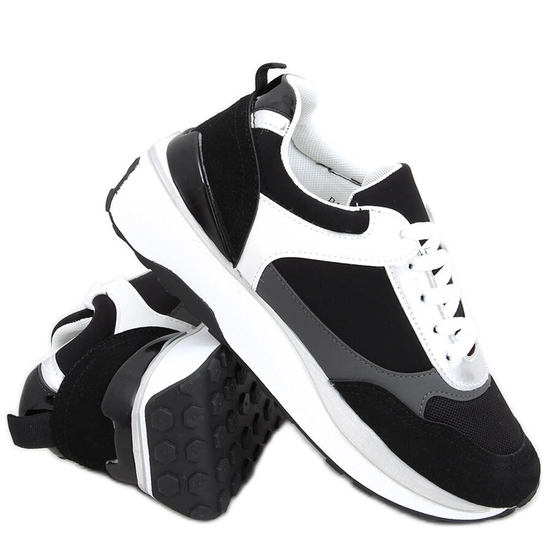 Buty sportowe Saola Black białe czarne szare