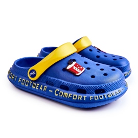 BEFADO S.A. Dziecięce Klapki Kroksy Cola Befado 159Y101 Ciemnoniebieskie
