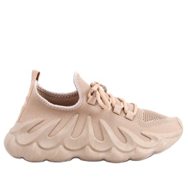 Buty sportowe skarpetkowe Band Khaki beżowy