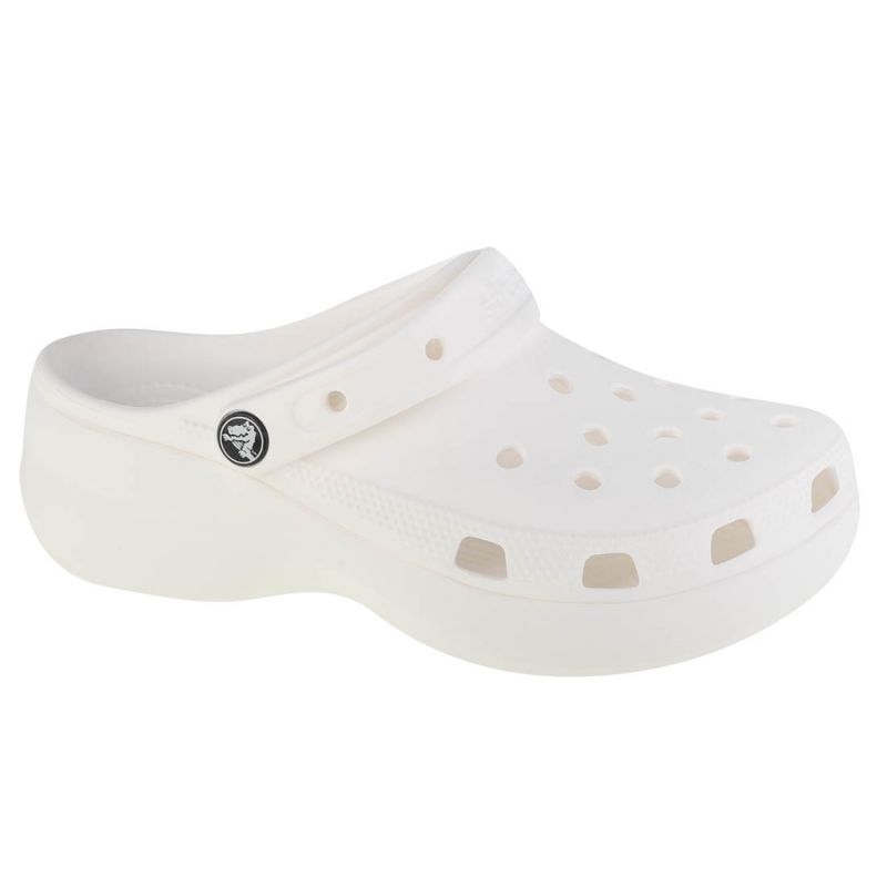 Klapki Crocs Classic Platform Clog W 206750-100 białe
