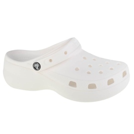 Klapki Crocs Classic Platform Clog 206750-100 białe
