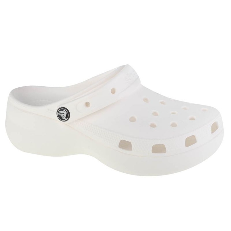 Klapki Crocs Classic Platform Clog W 206750-100 białe