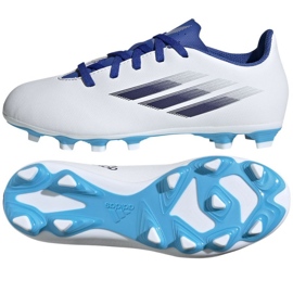Buty piłkarskie adidas X Speedflow.4 FxG Jr GW7519 wielokolorowe białe