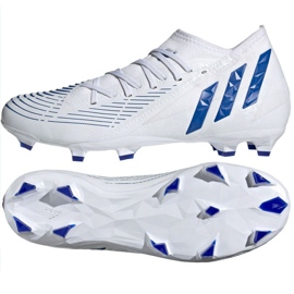 Buty piłkarskie adidas Predator Edge.3 Fg M GW2273 białe białe