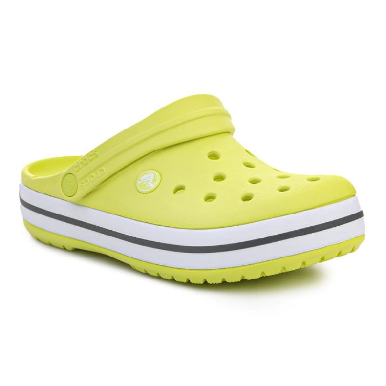 Klapki Crocs Crocband Citrus Agrumes U 11016-738 zielone żółte