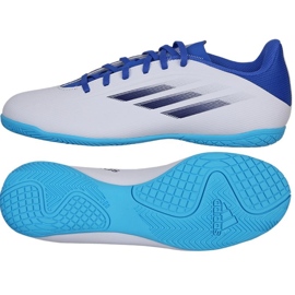 Buty piłkarskie adidas X Speedflow.4 In M GW7525 wielokolorowe białe