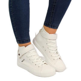 Białe trampki na rzep Big Star V274541SS20