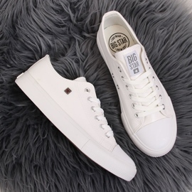 Białe tenisówki trampki eko skóra Big Star V274869