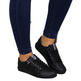 Trampki niskie eko skóra czarne Big Star GG274061